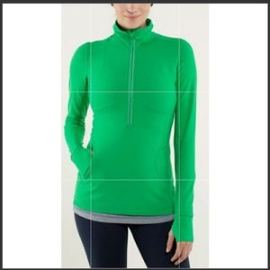 Lululemon Star Runner Pullover Green Bean
